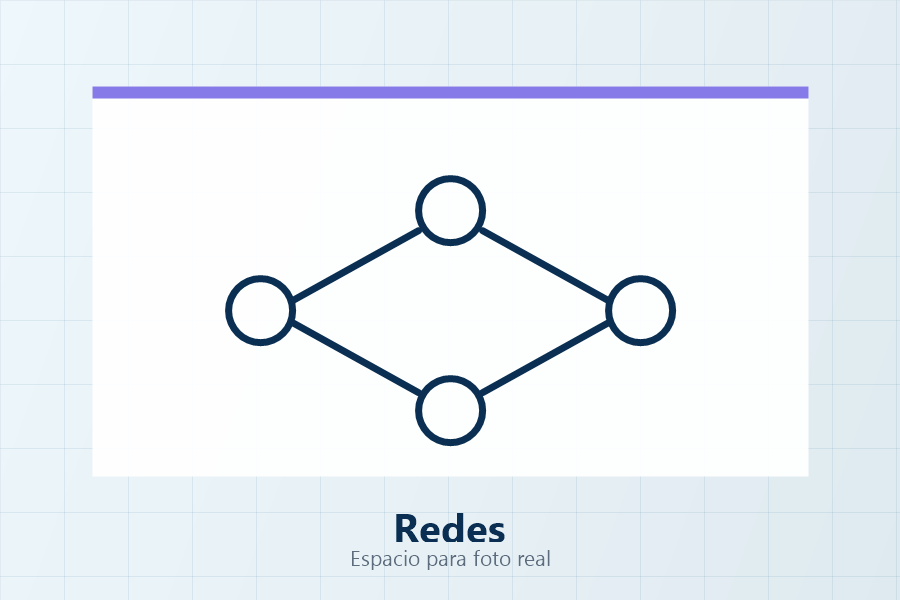 Marcador visual para redes y conectividad